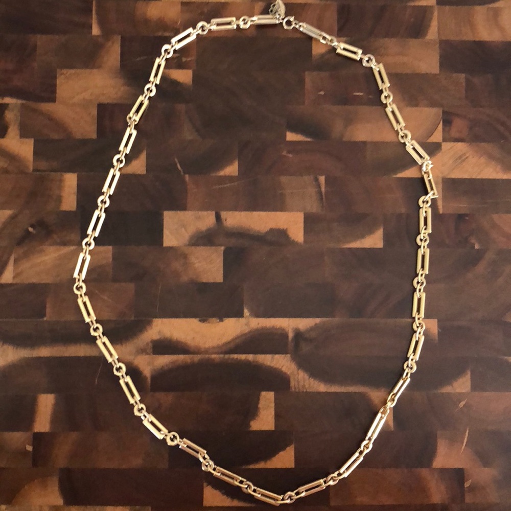 Gold, link necklace